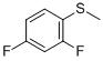 Benzene, 2,4-difluoro-1-(methylthio)- (9CI)
