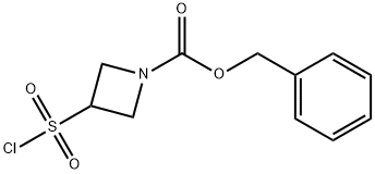 1-Azetidinecarboxylic acid, 3-(chlorosulfonyl)-, phenylmethyl ester