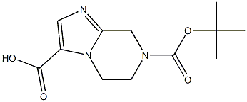 7-(叔丁氧基羰基)-5,6,7,8-四氢咪唑并[1,2-a]吡嗪-3-羧酸