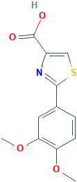 2-(3,4-二甲氧基苯基)-1,3-噻唑-4-羧酸
