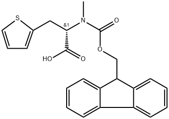 N-Fmoc-N-methyl-3-(2-thienyl)-L-alanine