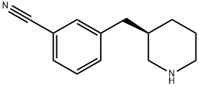 Benzonitrile, 3-[(3R)-3-piperidinylmethyl]