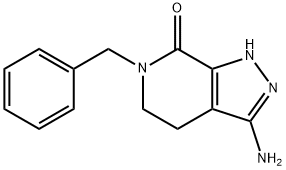 3-Amino-1,4,5,6-tetrahydro-6-(phenylmethyl)-7H-pyrazolo[3,4-c]pyridin-7-one
