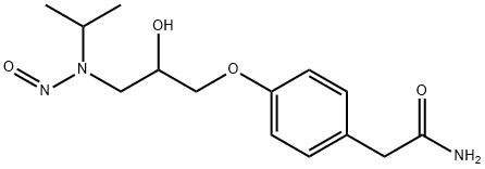 Benzeneacetamide, 4-[2-hydroxy-3-[(1-methylethyl)nitrosoamino]propoxy]-