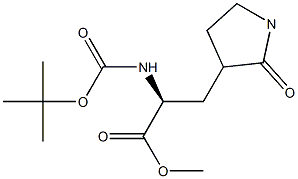 methyl (2S)-2-[(2-methylpropan-2-yl)oxycarbonylamino]-3-(2-oxopyrrolidin-3-yl)propanoate