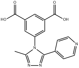 5-(3-methyl-5-(pyridin-4-yl)-4H-1,2,4-triazol-4-yl)isophthalic acid