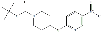 4-(5-硝基-吡啶-2-基硫烷基)-哌啶-1-羧酸叔丁基酯