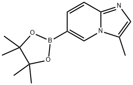 3-甲基-6-(4,4,5,5-四甲基-1,3,2-二氧硼杂环戊烷-2-基)咪唑并[1,2-a]吡啶