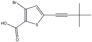 3-Bromo-5-(3,3-dimethylbut-1-yn-1-yl)thiophene-2-carboxylic acid