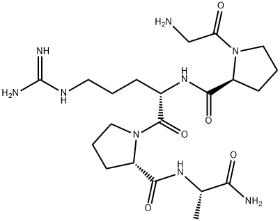 (2S)-1-(2-aminoacetyl)-N-[(2S)-1-[(2S)-2-[[(2S)-1-amino-1-oxopropan-2-yl]carbamoyl]pyrrolidin-1-yl]-5-(diaminomethylideneamino)-1-oxopentan-2-yl]pyrrolidine-2-carboxamide