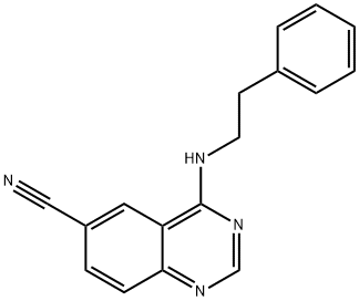 4-[(2-苯乙基)氨基]-6-喹唑啉甲腈