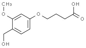 4-(4-Hydroxymethyl-3-methoxyphenoxy)butyric acid