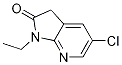 2H-Pyrrolo[2,3-b]pyridin-2-one, 5-chloro-1-ethyl-1,3-dihydro-
