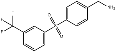 (4-((3-(trifluoromethyl)phenyl)sulfonyl)phenyl)methanamine