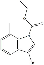 3-溴-7-甲基-1H-吲哚-1-羧酸乙酯
