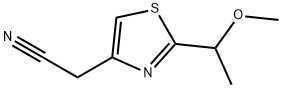 2-[2-(1-methoxyethyl)-1,3-thiazol-4-yl]acetonitrile