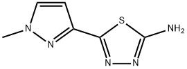 1,3,4-Thiadiazol-2-amine, 5-(1-methyl-1H-pyrazol-3-yl)-