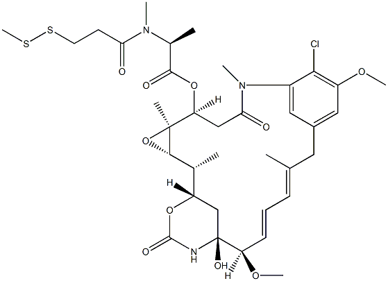 MAYTANSINOID DERIVATIVE WITH ADC LINKER. MAYTANSINE OR MERTANSINE OR EMTANSINE DERIVATIVE