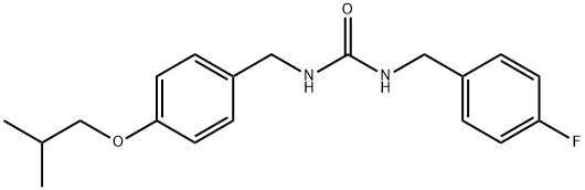1-(4-fluorobenzyl)-3-(4-isobutoxybenzyl)urea