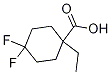 1-Ethyl-4,4-difluorocyclohexane-1-carboxxylic acid