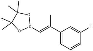 2-(2-(3-fluorophenyl)prop-1-en-1-yl)-4,4,5,5-tetramethyl-1,3,2-dioxaborolane