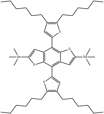 2,6-bis(trimethyltin)-4,8-bis-(4,5-dihexyl-thiophen-2-yl)benzo[1,2-b