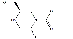 1-Piperazinecarboxylic acid, 5-(hydroxymethyl)-2-methyl-, 1,1-dimethylethyl ester, (2R,5R)-