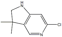 6-CHLORO-3,3-DIMETHYL-2,3-DIHYDRO-1H-PYRROLO[3,2-C]PYRIDINE