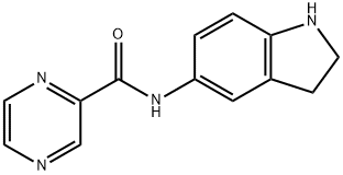 2-Pyrazinecarboxamide, N-(2,3-dihydro-1H-indol-5-yl)-