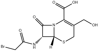 5-Thia-1-azabicyclo[4.2.0]oct-2-ene-2-carboxylic acid, 7-[(2-bromoacetyl)amino]-3-(hydroxymethyl)-8-oxo-, (6R,7R)-
