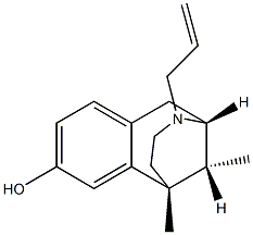 (-)-NANM,  (-)-SKF-10047,  (2α,6α)-1,2,3,4,5,6-Hexahydro-6,11-dimethyl-3-(2-propenyl)-2,6-methano-3-benzazocin-8-ol