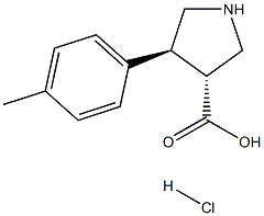 (3R,4S)-4-(4-methylphenyl)pyrrolidine-3-carboxylic acid hydrochloride