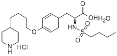 n-(butylsulfonyl)-o-(4-(4-piperidinyl)butyl)-l-tyrosine hydrochloride