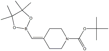 4-[(4,4,5,5-四甲基-1,3,2-二氧杂环戊硼烷-2-基)亚甲基]哌啶-1-甲酸 叔丁酯