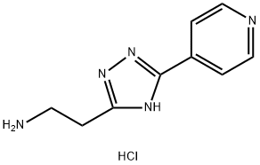 2-(5-(pyridin-4-yl)-1H-1,2,4-triazol-3-yl)ethanamine dihydrochloride