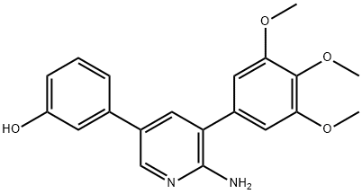 K 02288                                                                                             Phenol, 3-[6-amino-5-(3,4,5-trimethoxyphenyl)-3-pyridinyl]-