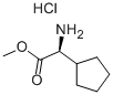 Cyclopentaneacetic acid, a-aMino-, Methyl ester, hydrochloride, (aS)-