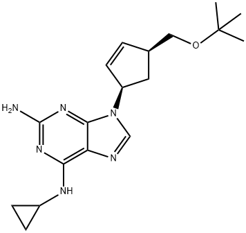 9H-Purine-2,6-diamine, N6-cyclopropyl-9-[(1R,4S)-4-[(1,1-dimethylethoxy)methyl]-2-cyclopenten-1-yl]-