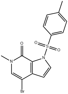 4-溴-6-甲基-1-(4-甲基苯)-1H,6H,7H-吡咯并[2,3-C]吡啶-7-酮