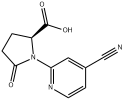(S)-1-(4-cyanopyridin-2-yl)-5-oxopyrrolidine-2-carboxylicacid