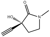 2-Pyrrolidinone, 3-ethynyl-3-hydroxy-1-methyl-, (3R)-