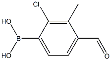 2-Chloro-4-formyl-3-methylphenylboronic acid