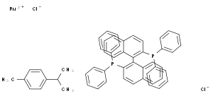 氯代[(R)-(+)-2,2′-双(二苯基膦)-1,1′-联萘](p-伞花素)氯化钌(II)