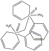 Phosphine sulfide,1,1'-methylenebis[1,1-diphenyl-