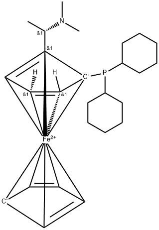 (S)-N,N-二甲基-1-[(R)-2-双(二环己基膦基)二茂铁基]乙胺