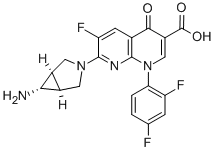 (1α,5α,6α)-7-(6-Amino-3-azabi-cyclo[3.1.0]hex-3-y1)-1-(2,4-difluomphenyl)-6-fluom-1,4-dihydro-4-oxo-1,8-naphthyridine-3-carboxylic acid