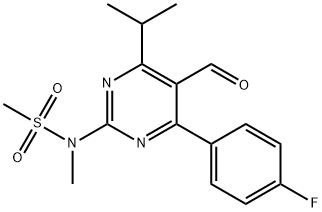 4-(4-氟苯基)-6-异丙基-2-(N-甲基-N-甲磺酰基氨基)嘧啶-5-甲醛