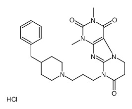 9-[3-(4-benzylpiperidin-1-yl)propyl]-1,3-dimethyl-6,7-dihydropurino[7,8-a]pyrimidine-2,4,8-trione hydrochloride