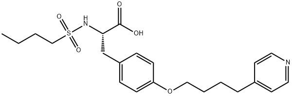 (S)-2-(ButylsulfonaMido)-3-(4-(4-(pyridin-4-yl)butoxy)phenyl)propanoic acid