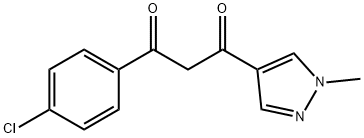 1,3-Propanedione, 1-(4-chlorophenyl)-3-(1-methyl-1H-pyrazol-4-yl)-